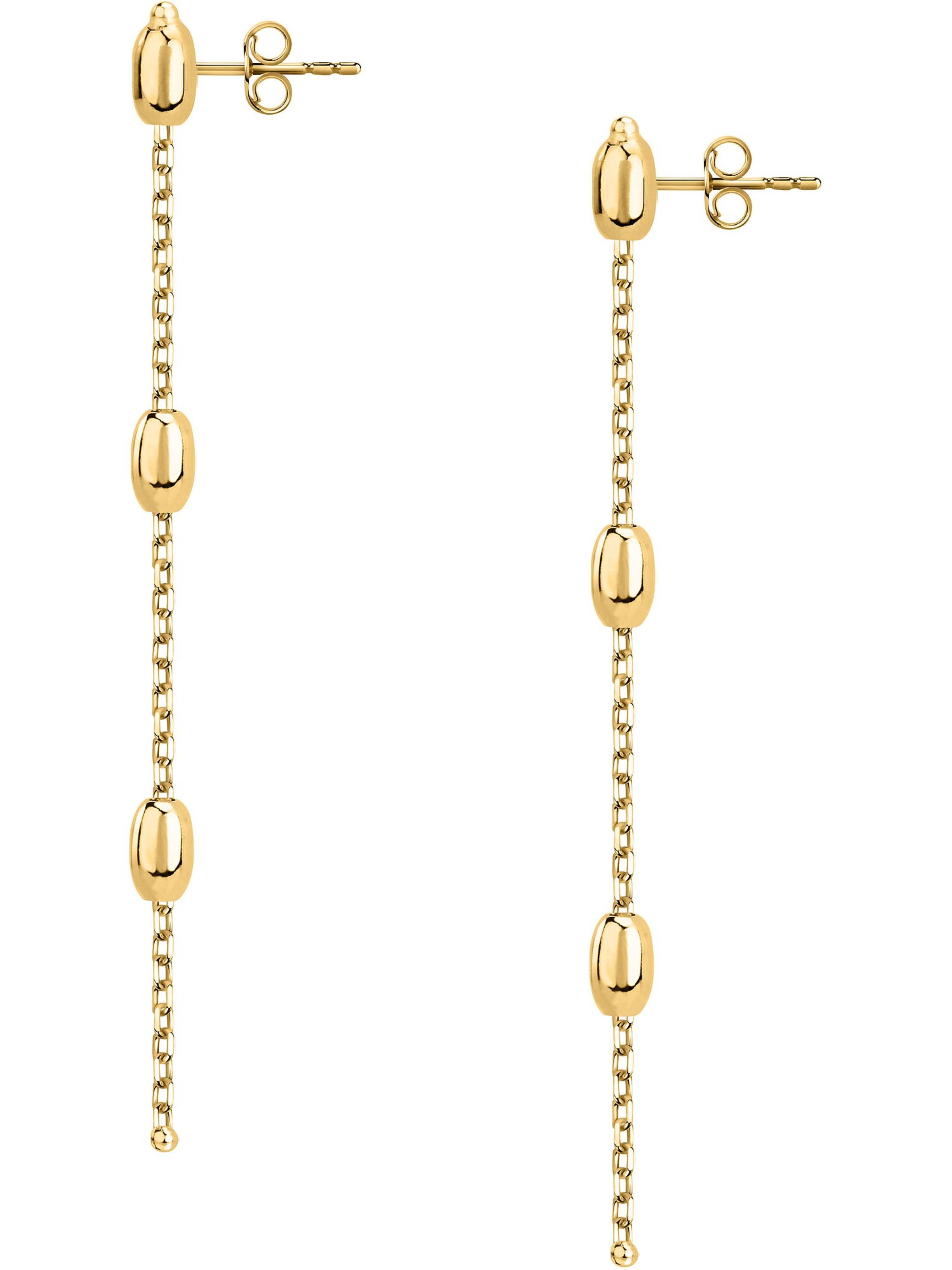 CHRIST Ohrringe in Gelb