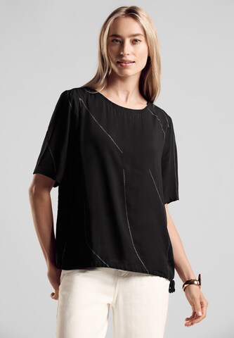 STREET ONE Blouse in Black: front