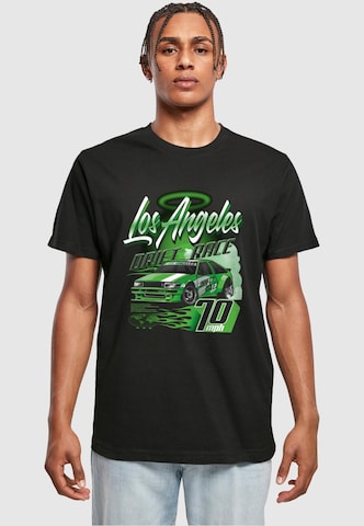 Mister Tee T-Shirt 'Los Angeles Drift Race' in Schwarz: predná strana