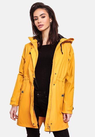 NAVAHOO Raincoat 'Rainy Flower' in Yellow