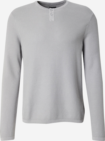 Pull-over QS en gris : devant