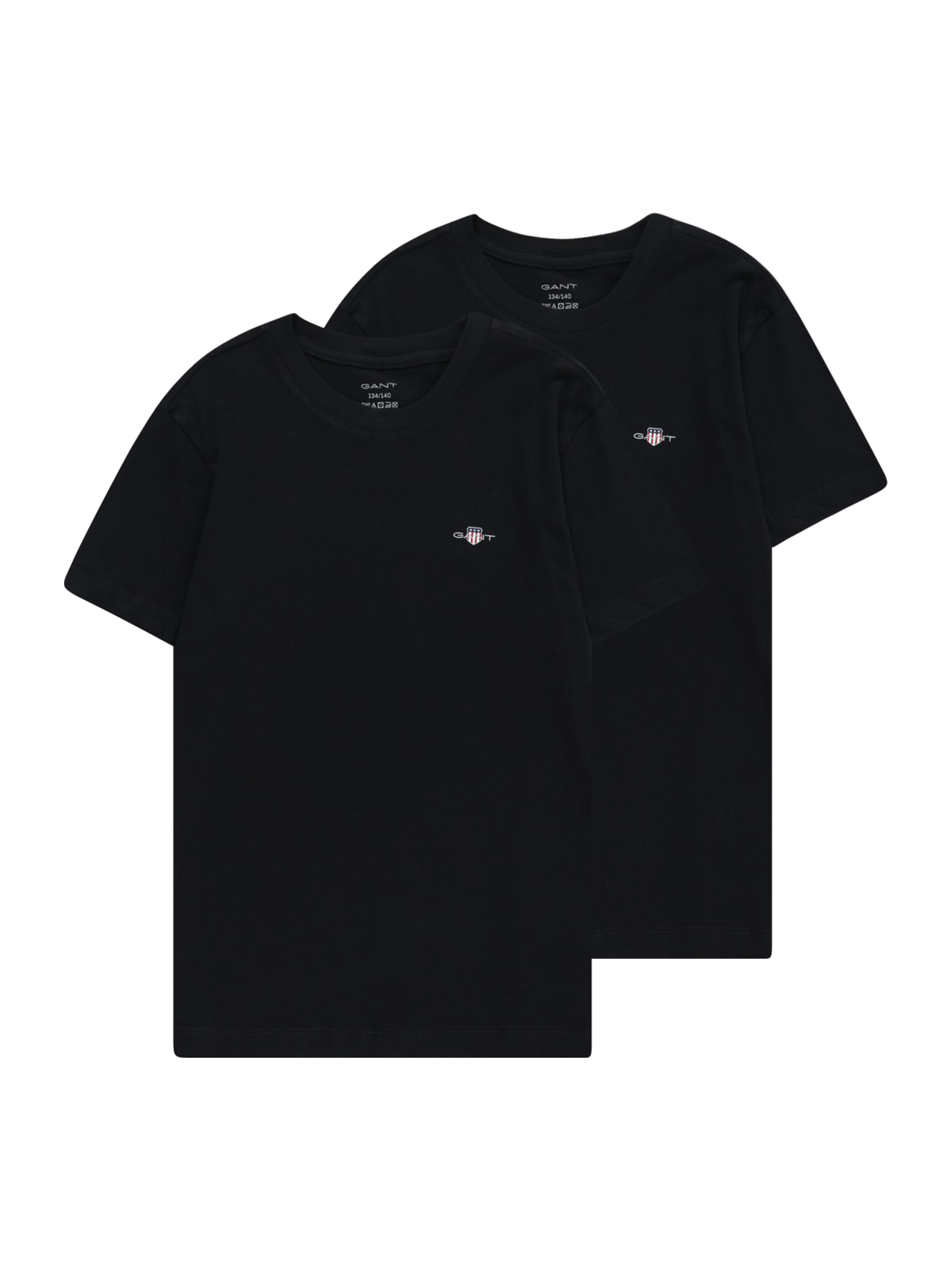GANT T-Shirt in Schwarz: Vorderseite