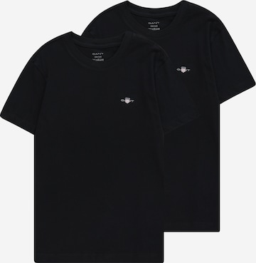 GANT Μπλουζάκι σε μαύρο: μπροστά