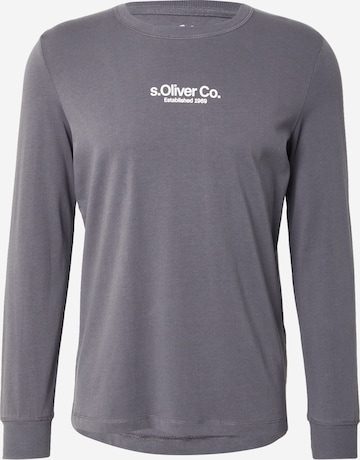 s.Oliver Shirt in Grey: front