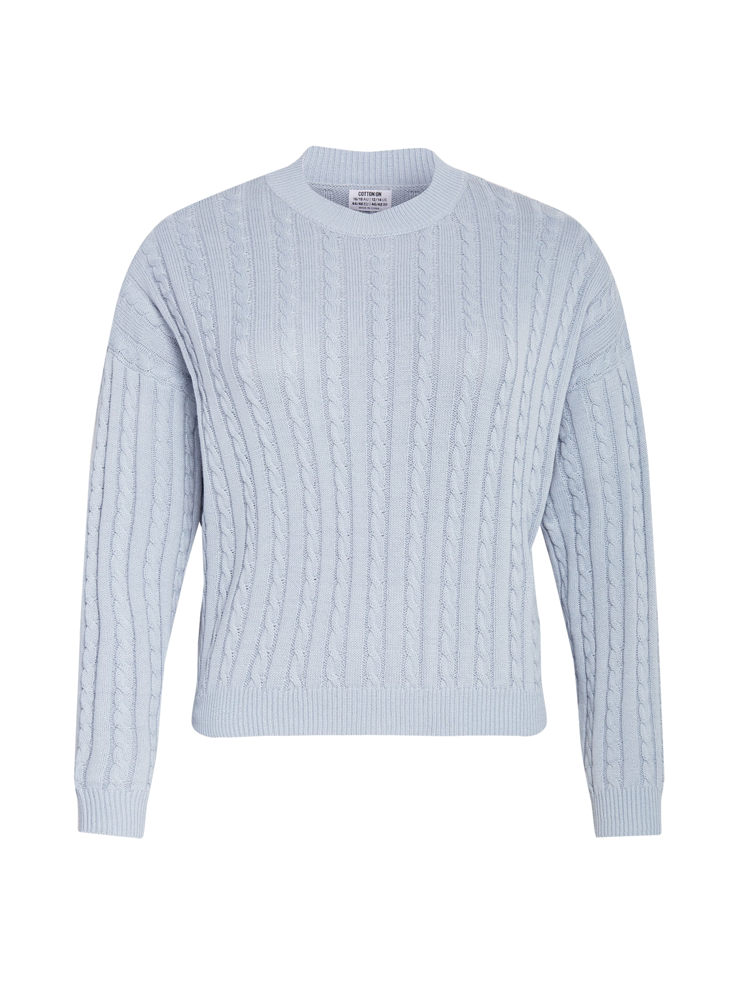 Frauen Pullover & Strick Cotton On Curve Pullover in Opal - NY95808
