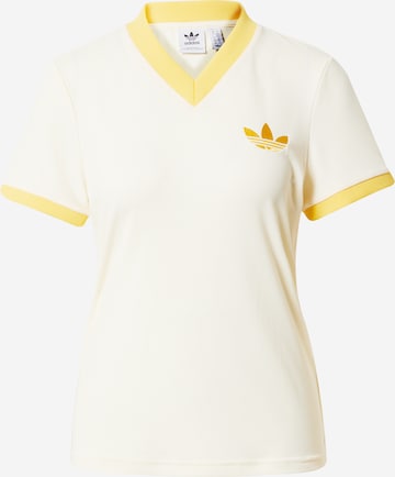 ADIDAS ORIGINALS Shirt 'Adicolor 70S ' in Geel: voorkant