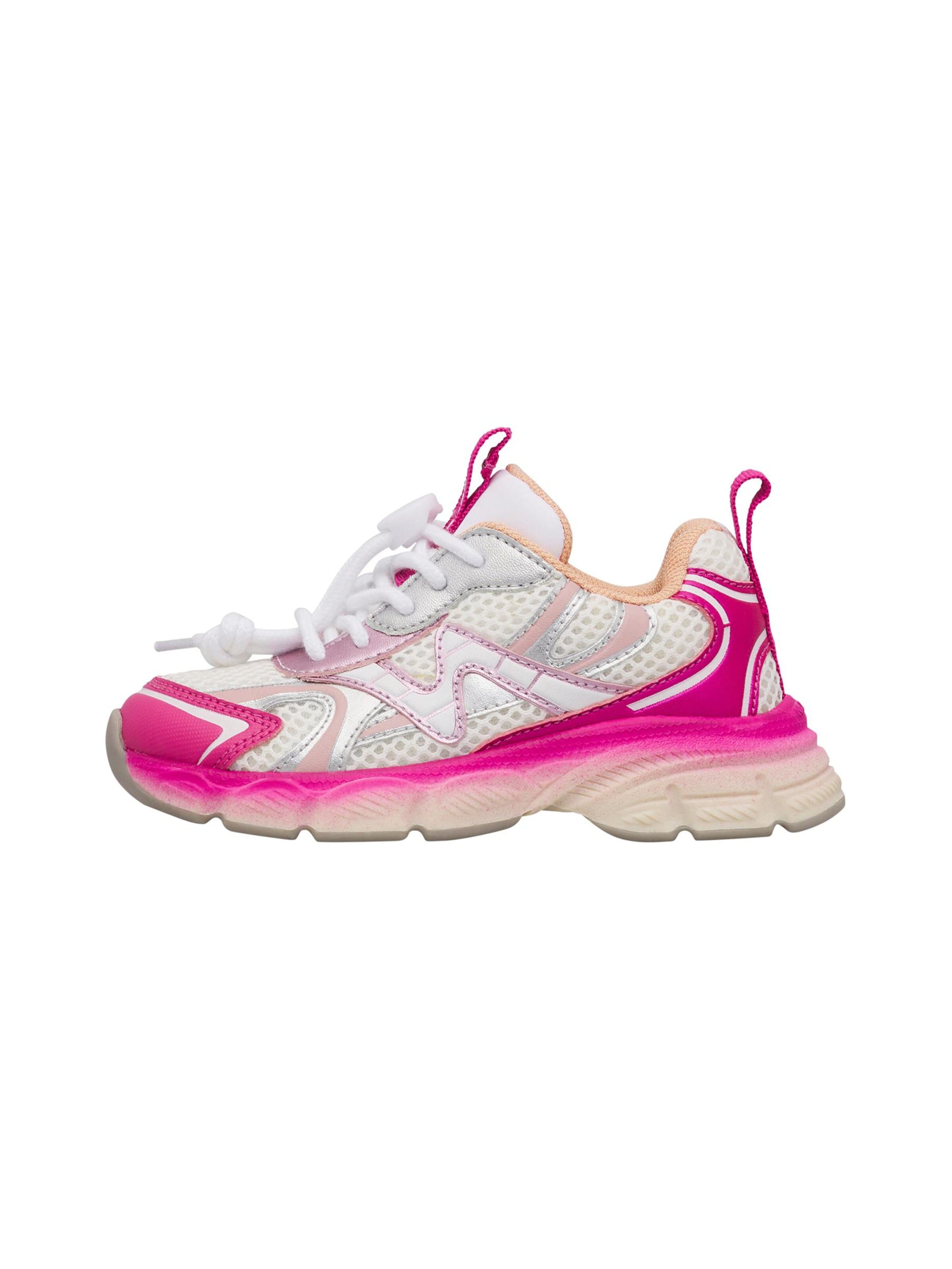 NATURINO Sneakers 'WAVE.' in Roze: voorkant