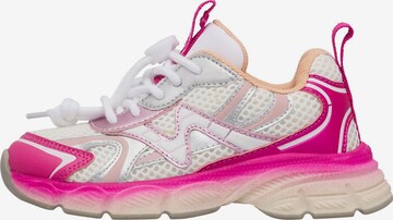 NATURINO Sneakers 'WAVE.' in Roze: voorkant