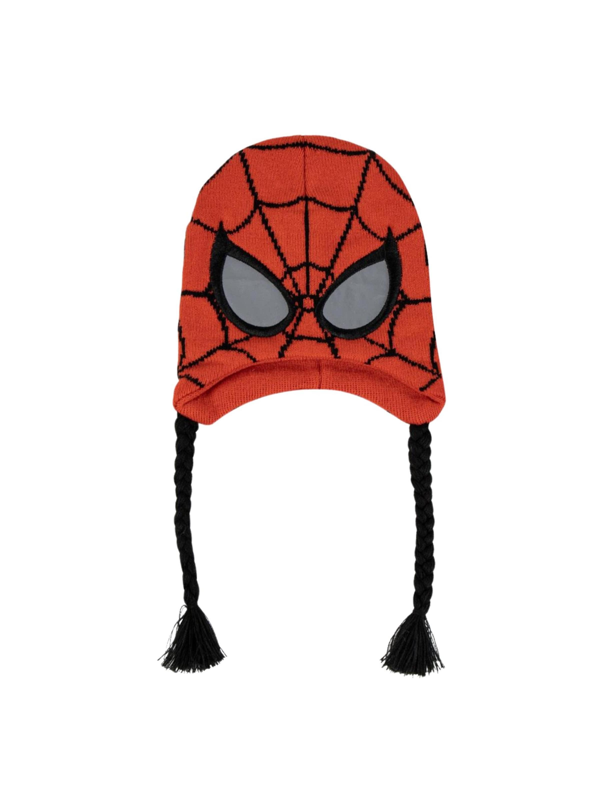 DISNEY Beanie 'Spider-Man Laplander Mütze' in Red: front