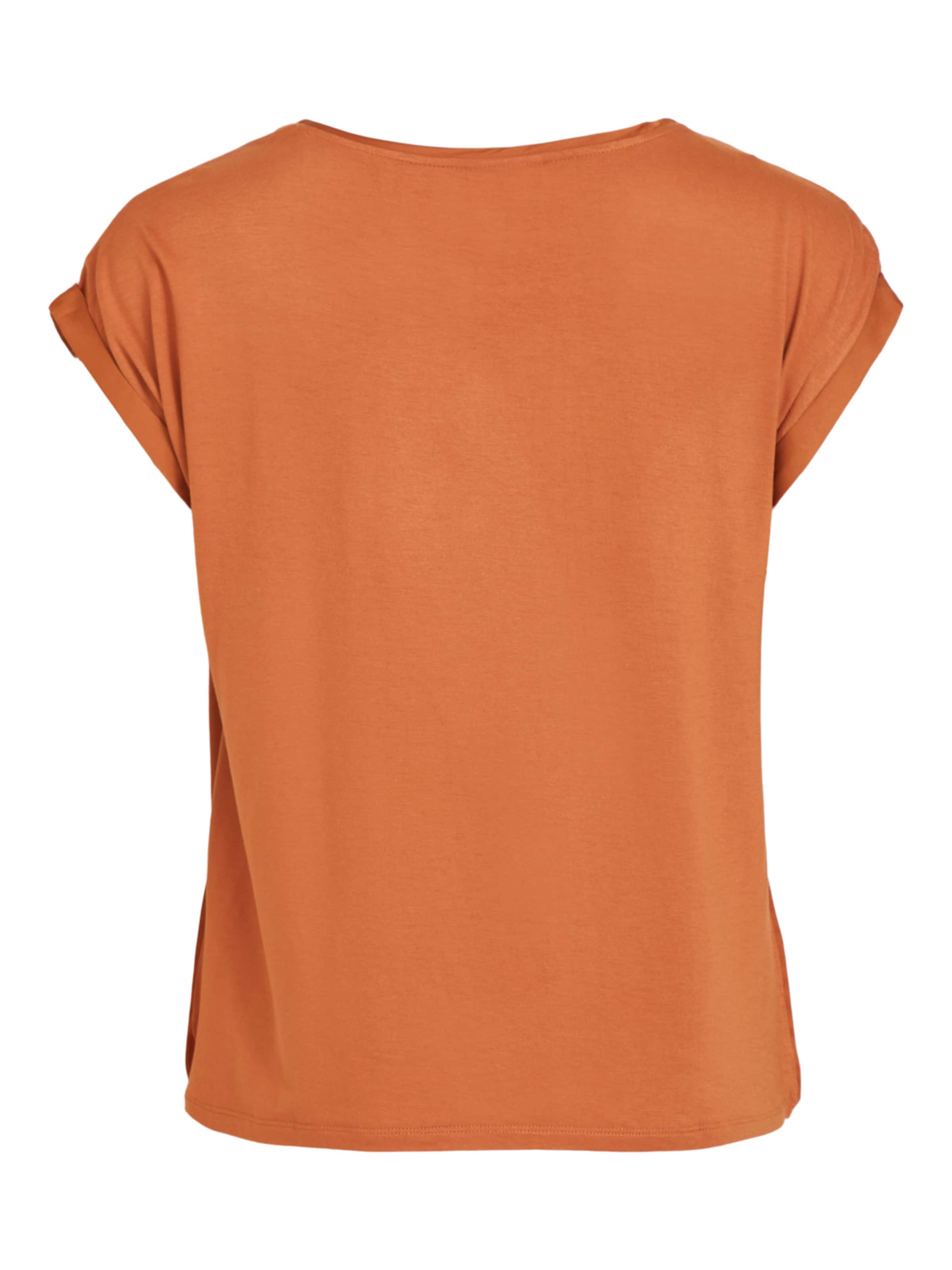 VILA - Camiseta 'VIEllette' en naranja