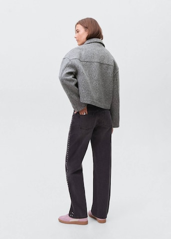 MANGO TEEN Jacke 'Boucle2' in Grau