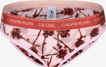 rožinė Calvin Klein Underwear Moteriškos kelnaitės: priekis