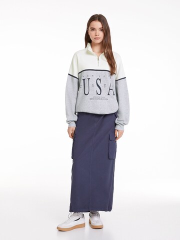 Bershka Sweatshirt in Grey