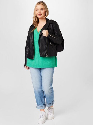 Pulover de la Esprit Curves pe verde