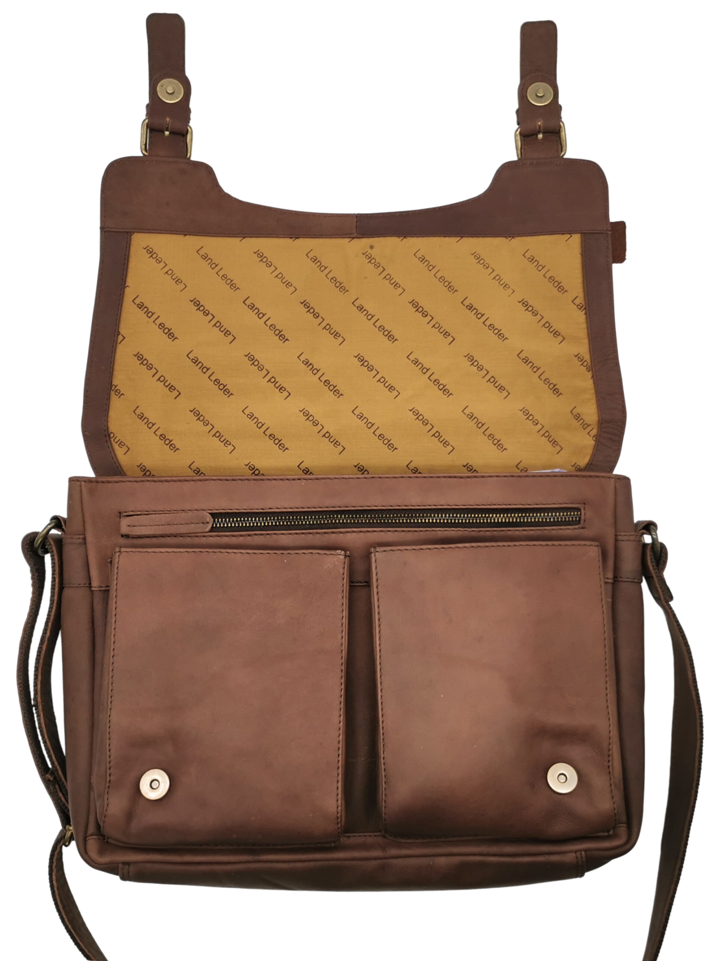 LANDLEDER Laptoptasche‌‌‌‌‌ in Braun