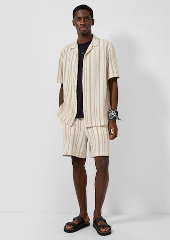 Regular Pantalon QS en beige