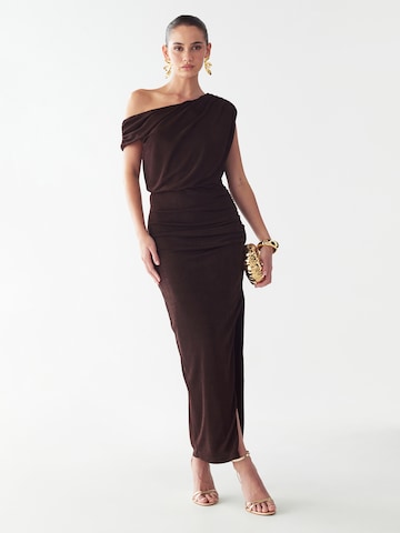 BWLDR Dress 'Veleda' in Brown