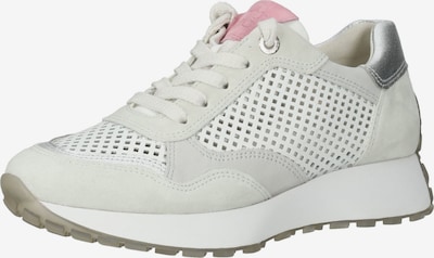 Sneaker bassa Paul Green di colore rosa / argento / bianco, Visualizzazione prodotti