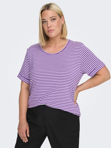 T-shirt 'Nanna' ONLY Carmakoma en violet