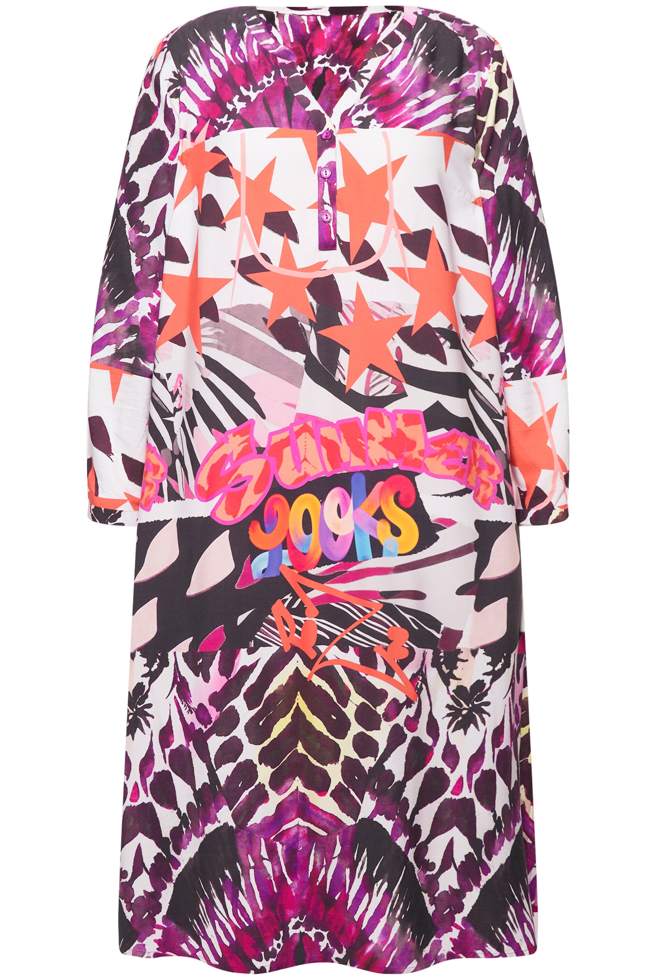 Angel of Style Shirt dress in Mixed colours: front