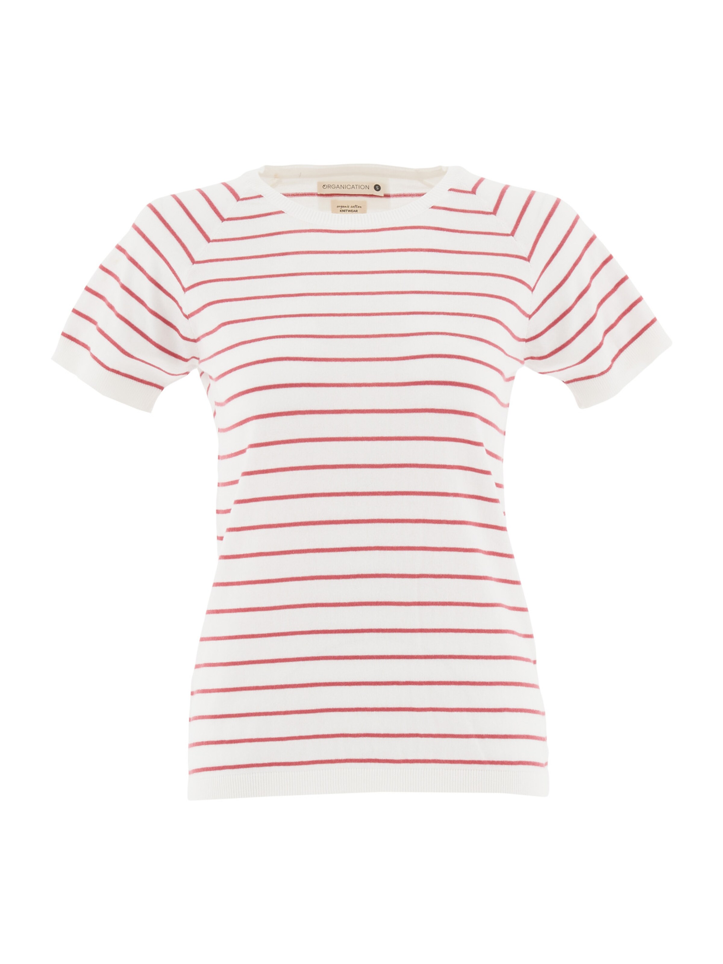 Organication Pullover in Weiß: Vorderseite