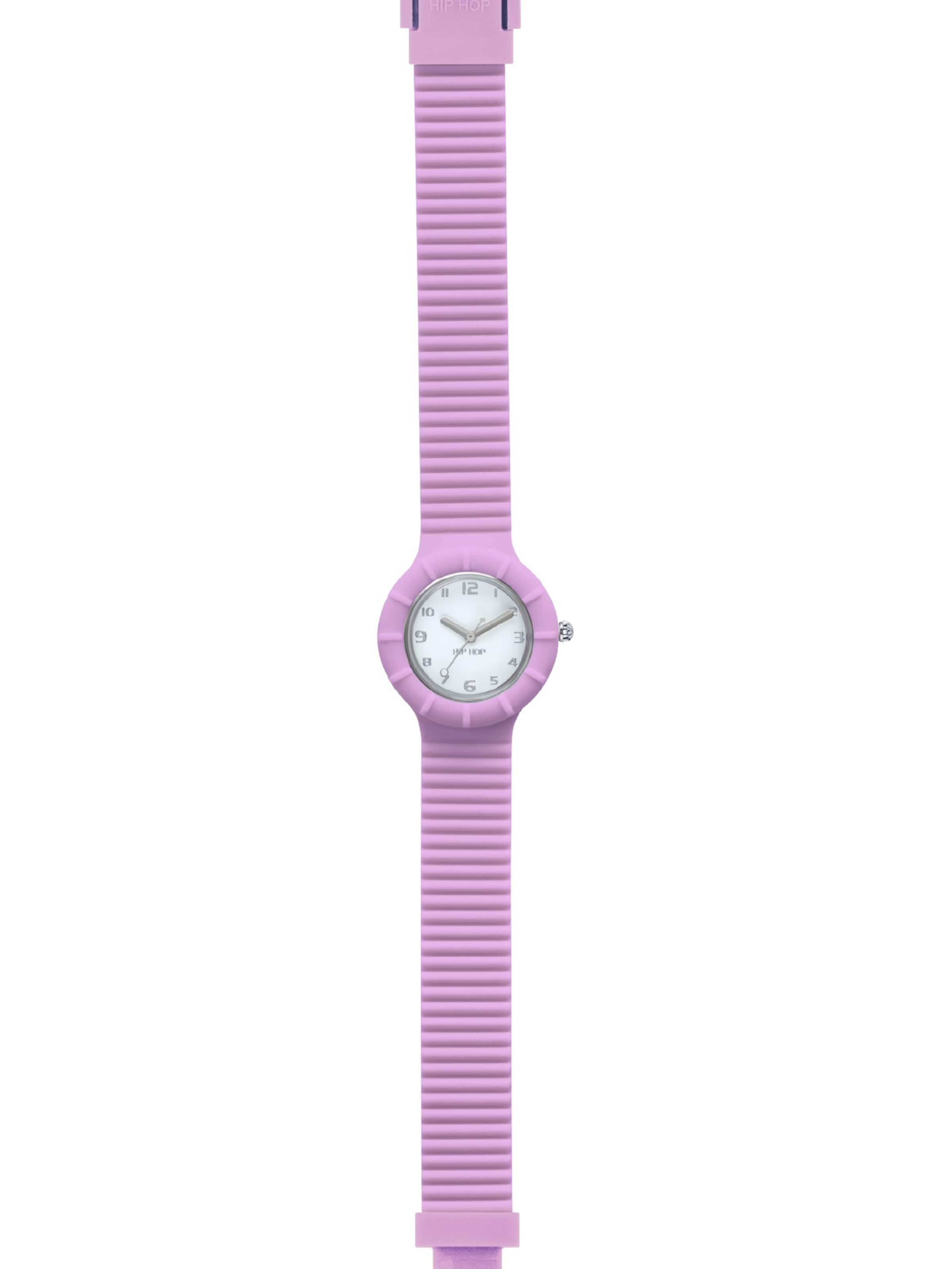 Orologio analogico di Hip Hop in rosa: frontale