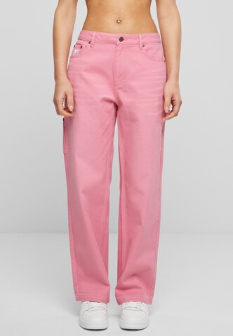 Karl Kani Loosefit Jeans in Pink