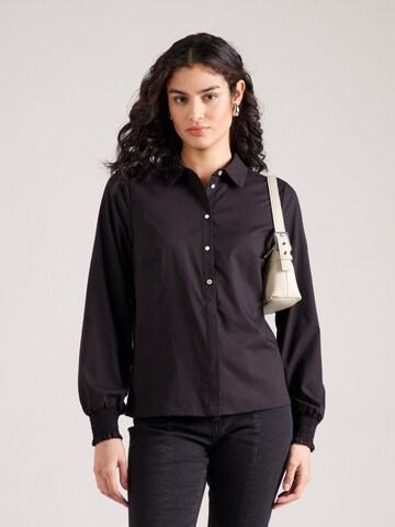 NÜMPH - Blusa en negro: frente