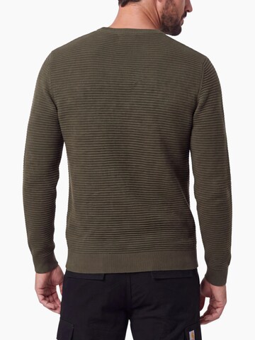 JACK & JONES Pulóver 'JJEBRODY' - zöld
