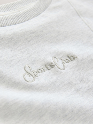 Next Sweatshirt 'Sports Club' in Grey