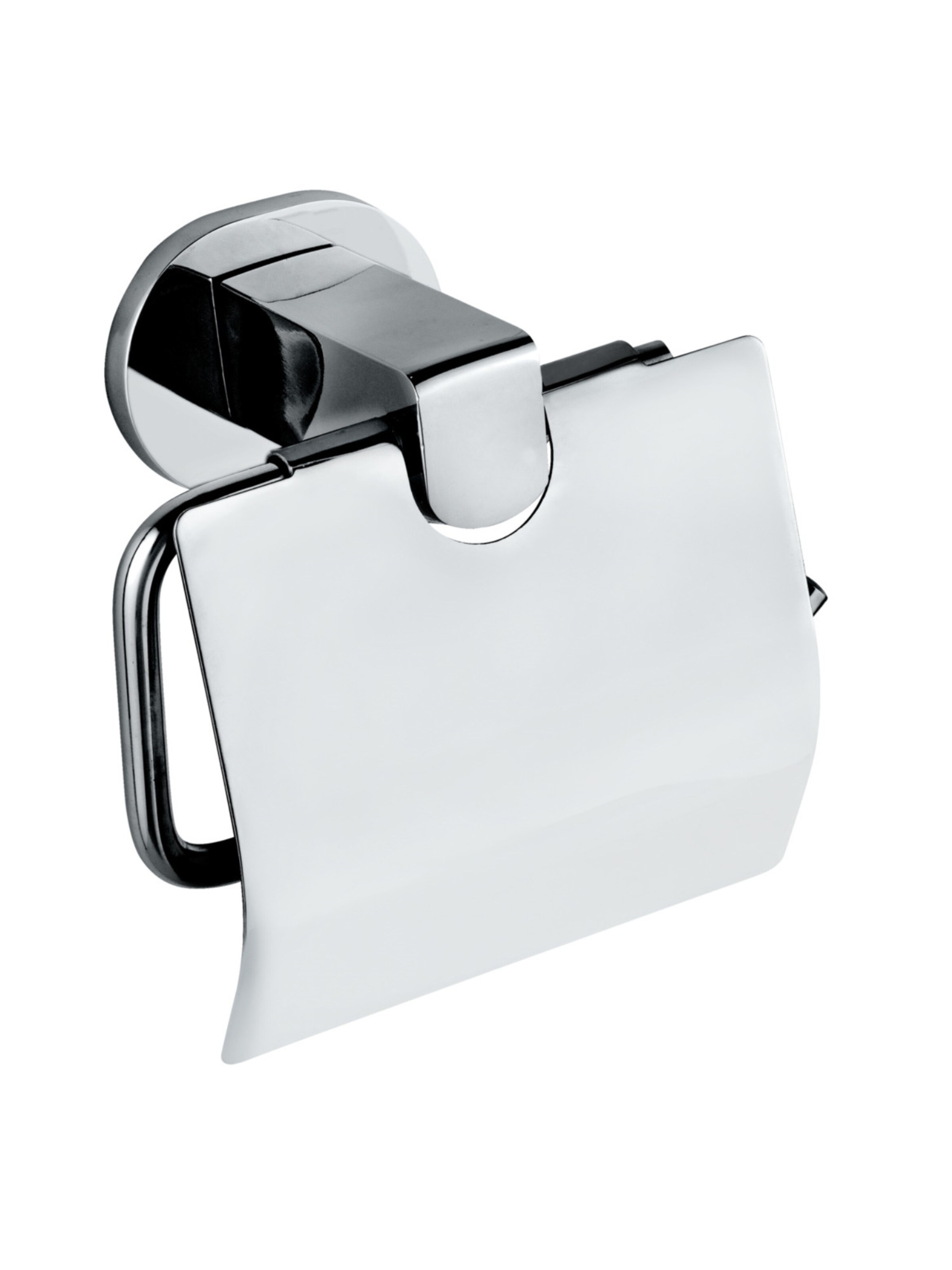 Wenko Toilettenpapierhalter in Silber: Vorderseite