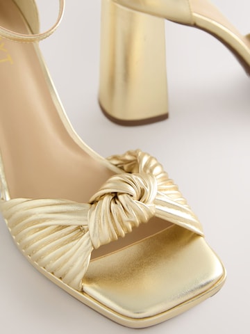 Next Лодочки 'Forever Comfort® Twist' в Золотой