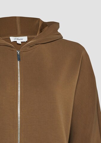 s.Oliver Sweatjacke in Braun