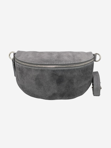 Adel Bags Fanny Pack 'Suede' in Grey: front