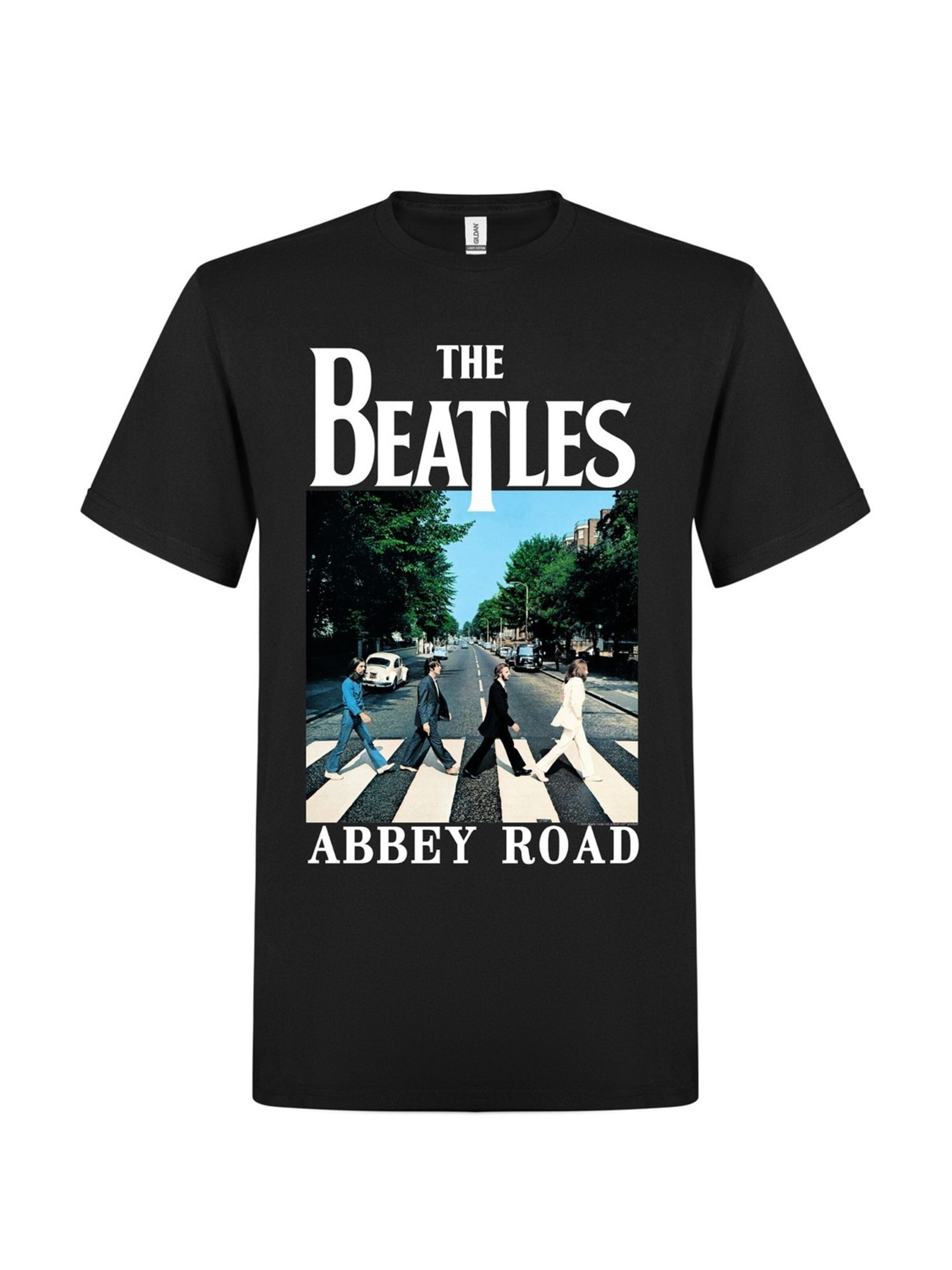 The Beatles Shirt 'Beatles Abbey Road T-Shirt' in Black: front