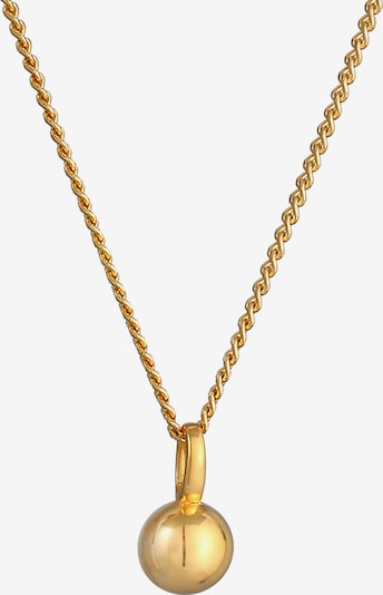 ELLI PREMIUM Halskette Kreis in gold, Produktansicht