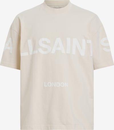 Marškinėliai 'BIGGY' iš AllSaints, spalva – šviesiai ruda / balta, Prekių apžvalga