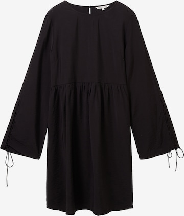 TOM TAILOR DENIM Καλοκαιρινό φόρεμα σε μαύρο: μπροστά