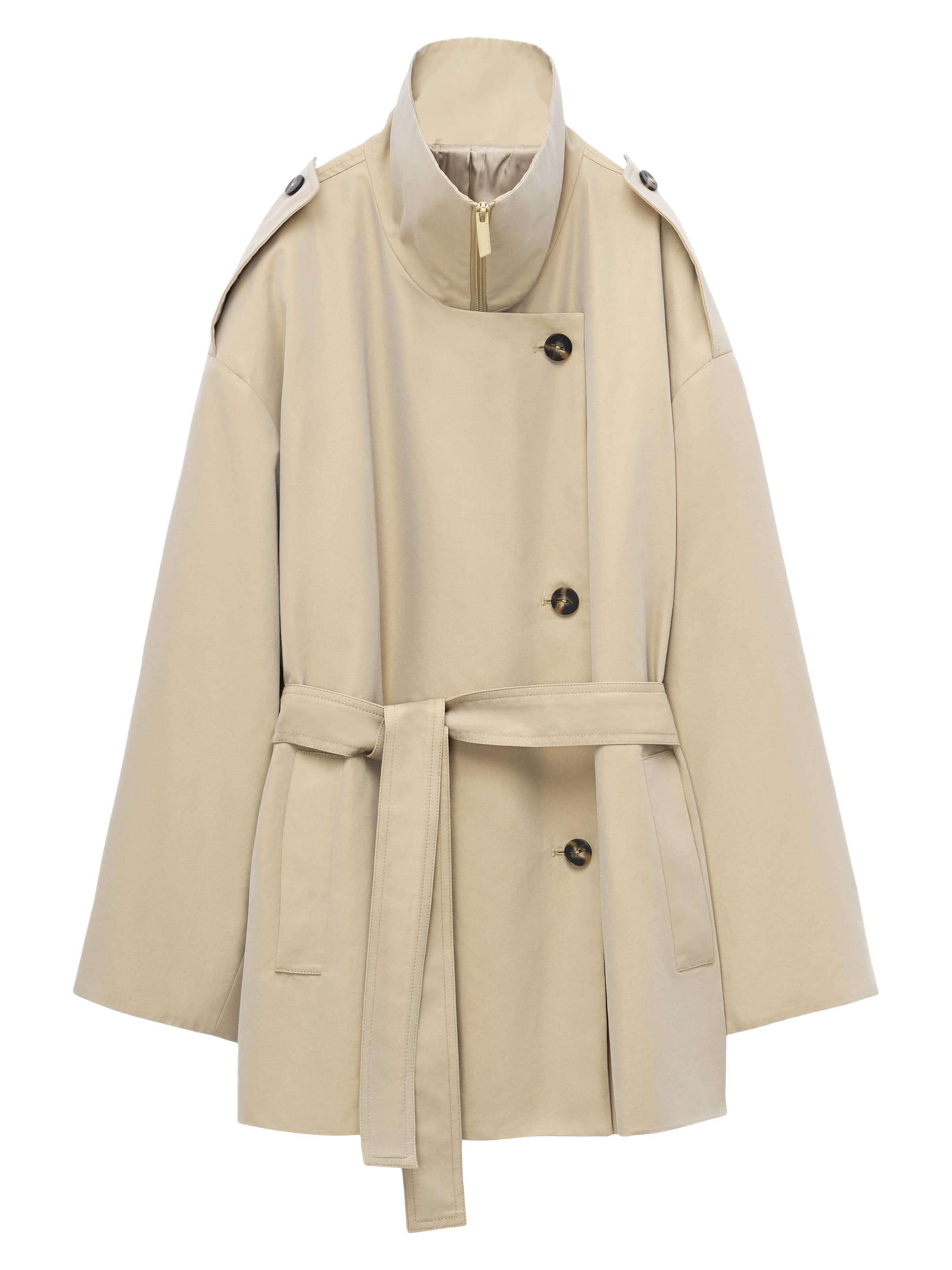 Adolfo Dominguez Välikausitakki värissä beige: etupuoli