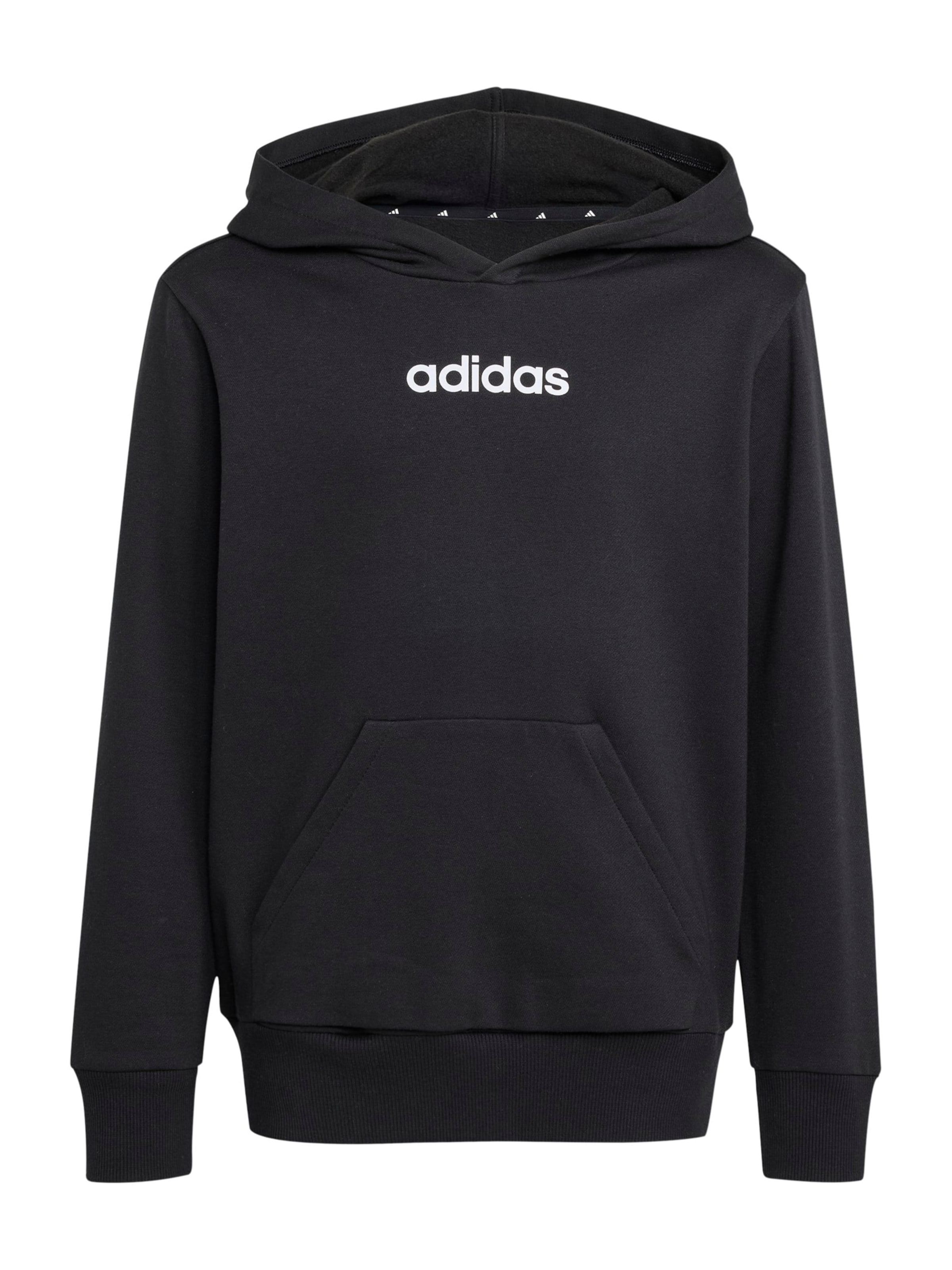 ADIDAS SPORTSWEAR Спортен суитшърт в черно: отпред