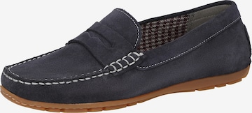 SIOUX Mocassins in Blauw: voorkant