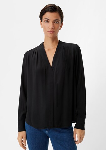 Camicia da donna di COMMA in nero: frontale