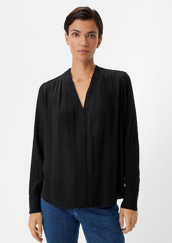 COMMA Blouse in Zwart: voorkant