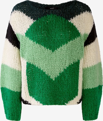 Pull-over OUI en vert : devant