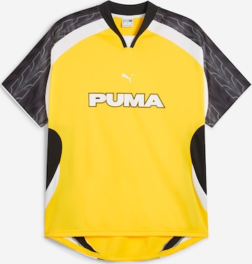 dzeltens PUMA Sportiska stila krekls: no priekšpuses
