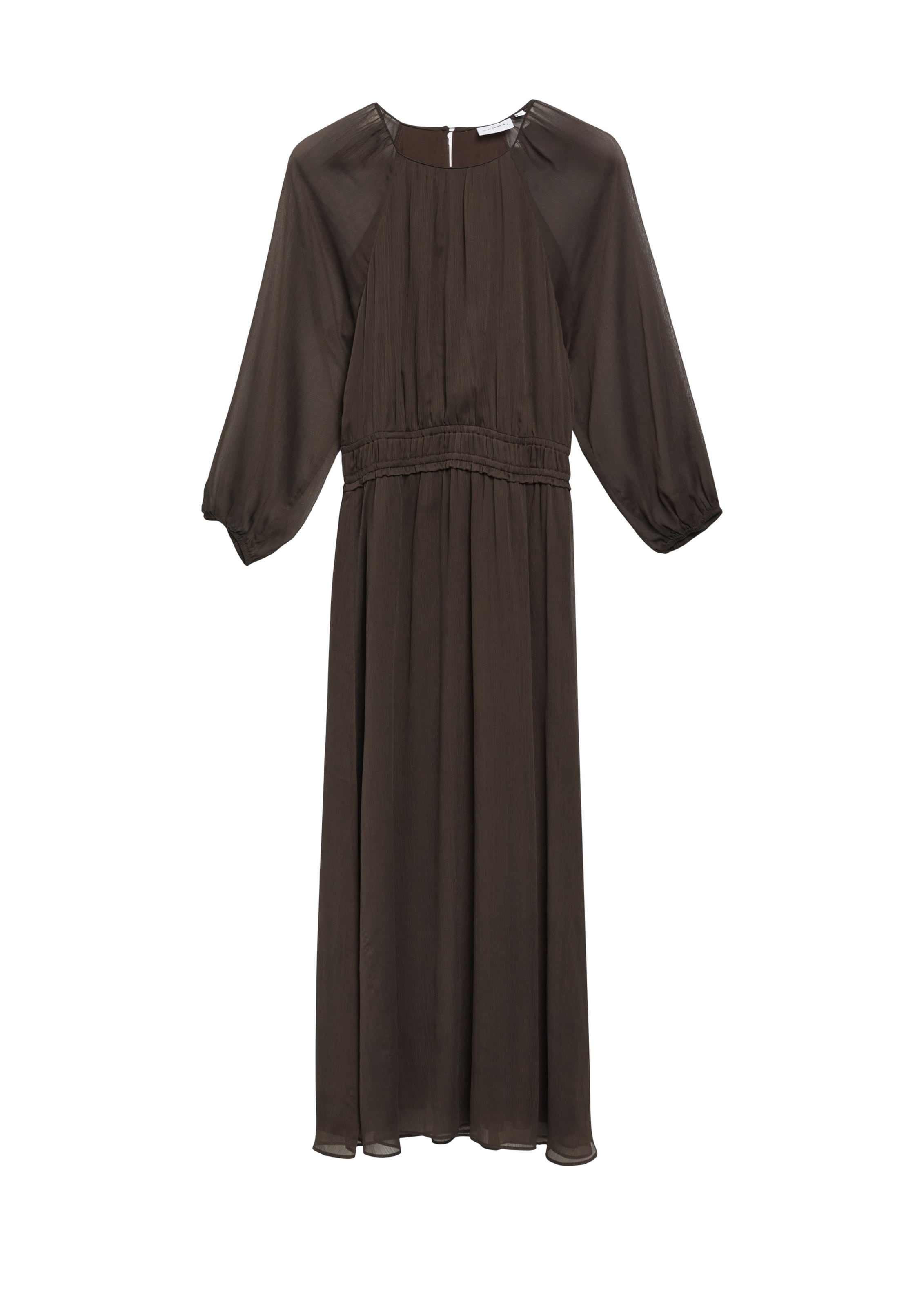 COMMA Kleid in Braun: Vorderseite