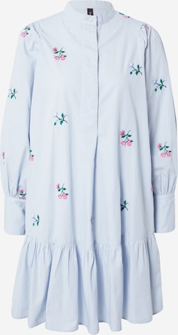 Y.A.S Shirt Dress 'Juvela' in Blue: front