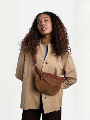 RE:DESIGNED Shopper ' Selma ' in Brown: front