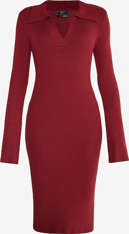 faina Dress in Red: front