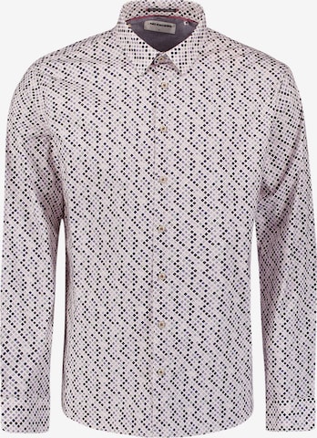 No Excess Regular fit Button Up Shirt in Purple: front